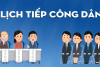 Lịch tiếp công dân