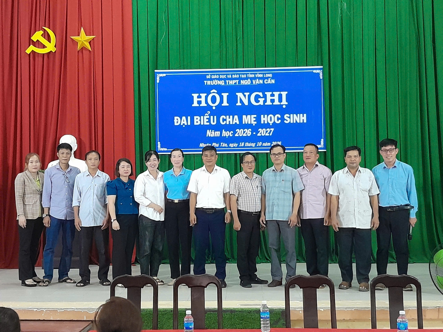 TRƯỜNG THPT NGÔ VĂN CẤN TỔ CHỨC HỘI NGHỊ ĐẠI BIỂU CHA MẸ HỌC SINH NĂM HỌC 2026–2027